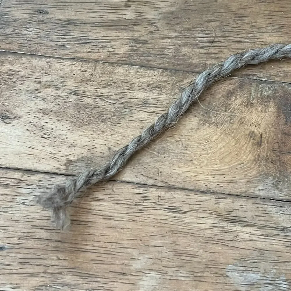 Natural 2 Ply Wool Yarn Ball Handspun Handmade 300 Grams